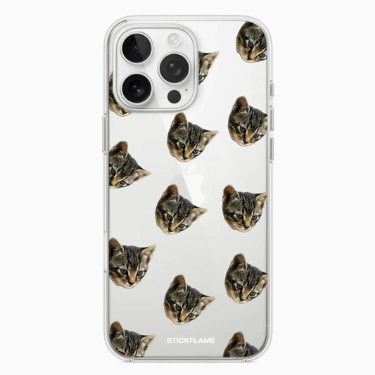 Custom Happy cats clear case