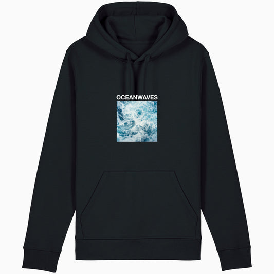 Zwart hoodie met foto en tekst