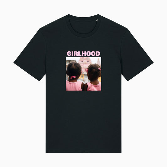 Zwart t-shirt met foto en tekst