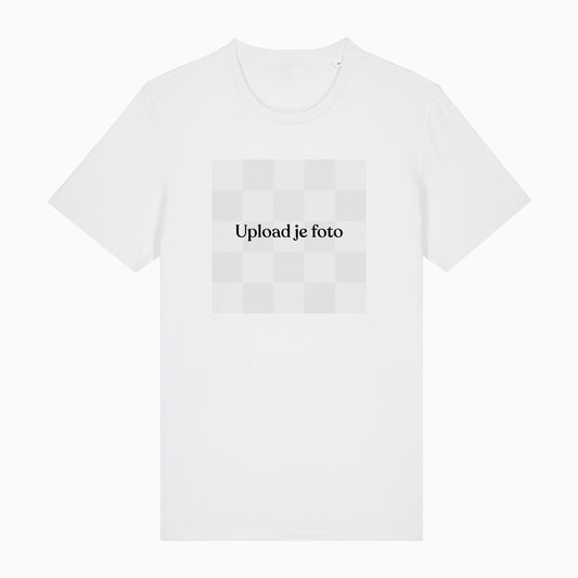 Wit t-shirt met eigen foto
